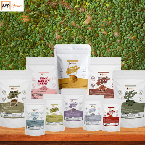 100% Natural Brazilian Yellow Clay Powder for Anti-Ageing & Skin firming, Creams and Soap Making 0.5 Lbs / 227 GMS...