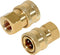 YAMATIC Pressure Washer Adapter, 1/4 Inch Quick Connect Fittings, Solid Brass, 1/4'' Quick Connect Socket to 1/4'' Female NPT, Power Washer Couple...