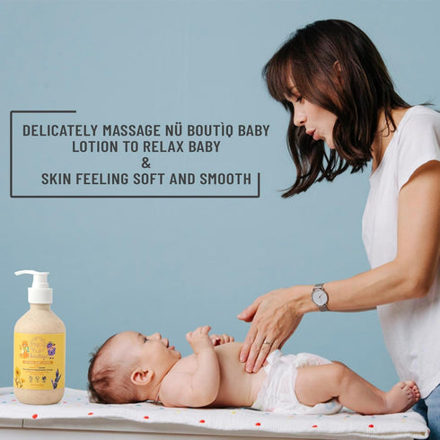 Organic Vegan Baby Lotion, Moisturizing and calming kids body lotion with Calendula & Lavender, newborns All Skin Types, New Biodegradable bottle(...
