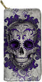 Women's Gothic Skull Zipper Clutch Long Wallet Multifunction Holder Organizer Purse Handbags...