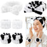 Canitor Spa Headband Wristband Set Skincare Headband for Washing Face Makeup Headband Wrist Bands Wrist Towels Preppy Teen Girl Gifts Trendy Stuff...