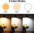 Dott Arts Desk Lamp,USB Clip On Light with 3 Color Modes,LED 10 Levels Brightness Reading Lamp, 360° Gooseneck Book Light,Eye-Care Reading Light f...