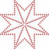 Rhinestone Genie Quilting 025 Magnetic Rhinestone Template, Black...