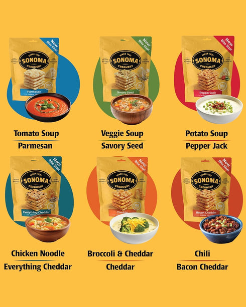 SONOMACREA CRISP CHESSE BACON CHEDDR 2.25 OZ...