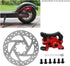 Akozon Brake Disc, 140mm Diameter Brake Disc Caliper Kit for Electric Scooter...