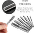JONMON 8Pcs Metric Tap Set, M3-M12 Hand Screw Thread Plug Taps with Adjustable Thread Tap Reamer Wrench Milling Machine Tapping Kit for Woodworkin...