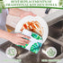 36 Pack Reusable Paper Towels Washable Paperless Towels Rolls Reusable Toilet Bidet Towels Bulk Flannel Cotton Cloth Towels Wipes Bathroom Napkins...