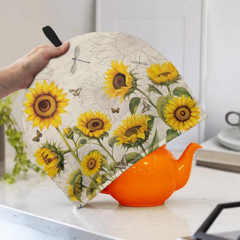 Sunflower Tea Cozy for Teapot Insulated Dragonfly Tea Cosy for Teapot Butterfly Tea Cozies Kettle Quilt Table Hotel Tea Party Restaurant...