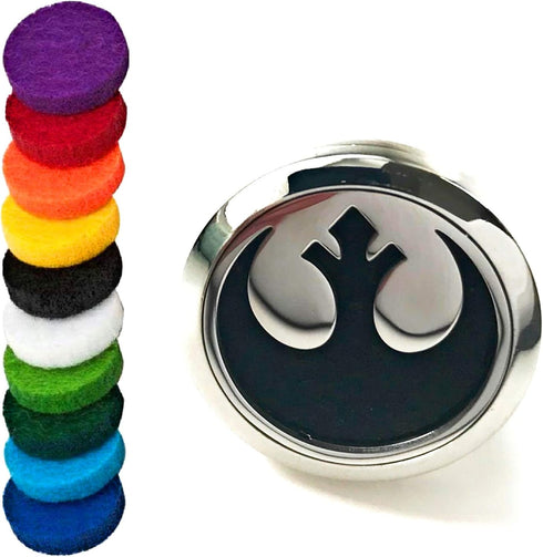 FIKA Star Wars Rebellion Car Vent Clip Air Freshener Diffusers Locket Aromatherapy Essential Oils (Car Diffuser)...