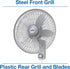 Air King 9018 Commercial Grade Oscillating Wall Mount Fan, 18-Inch , White...