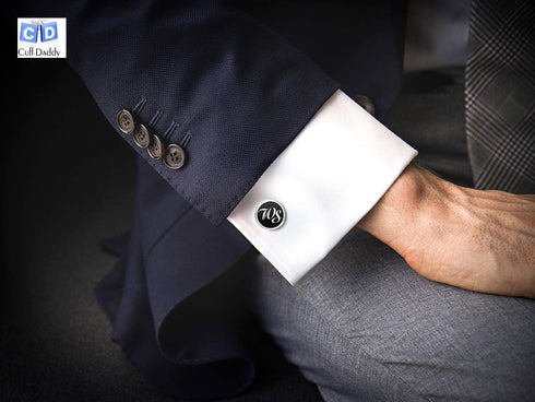 Cuff-Daddy White Tiger Cufflinks with Travel Presentation Gift Box...