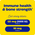 Enzymedica, Organic Vitamin D3+K2, 5,000 IU Vit D3 & 90 mcg Vit K2 MK-7, with Shitake Mushrooms & Prebiotic Fiber, Vegan, 60 Count...