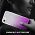 MATEPROX Compatible with iPhone Se 2022 case,Glitter Bling Sparkle Cute Girls Women Protective Case (Gradient Purple)...