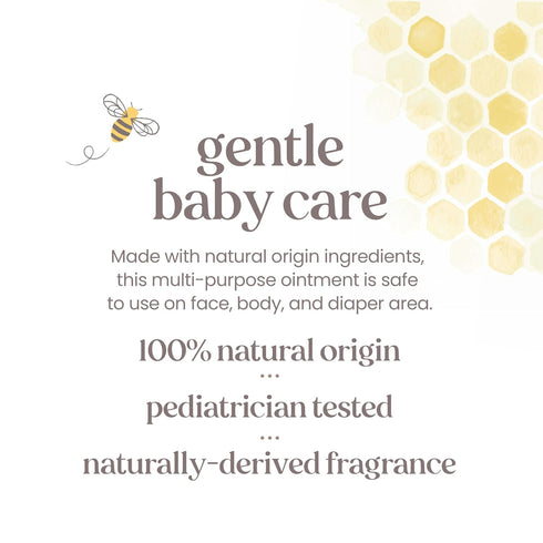 Burt's Bees Baby 100% Natural Multipurpose Healing Ointment, Face & Body Baby Ointment – 7.5 Ounce Tub...