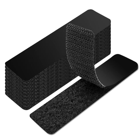 Art3d 16 Sets Hook and Loop Tape Sticky Back,1 in.x 4 in. Double-Sided Adhesive Strip,Heavy Duty...