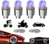 LED Tire Lights for Car 4 Pack Trucks Valve Stem Caps Bike Golf Cart Firefly Wheel Lights Bicycle Motorcycle Tyre Spoke Lights Waterproof for Kids...