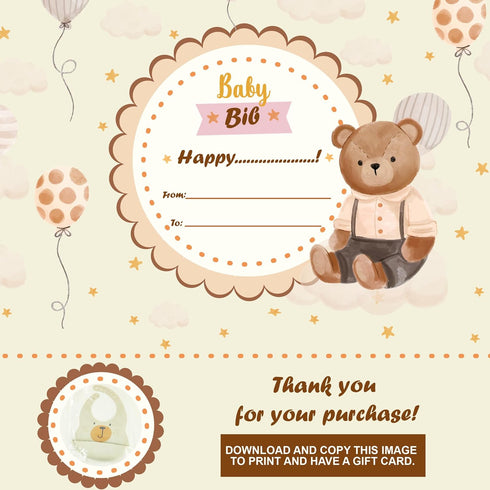 Silicone Bibs - Baby Essencials - Silicone Baby Bib - Toddler Silicone Bib - Baby bib - Bear Bibs for Baby -Baby Eating Essential - Unisex Soft Du...