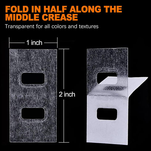 30 Sets (60 Pcs) Clear Vertical Blind Repair Tabs, Vertical Blinds Repair Kit, Vertical Blinds Replacement Slats?Pre-Cut Blind Fixers Peel Back Ad...