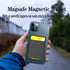 BIAJIYA Card Holder for Back of Phone for Stand MagSafe Magnetic Silicone Wallet Compatible with iPhone17/16/15/14/13/12/12 Pro/ 12 Mini/ 12 Pro M...