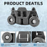 W10195416V W10195416 Dishwasher Wheels Lower Rack Metal shaft Parts by AMI PARTS, Fit for Kitchen-aid Whirl-pool May-tag Ken-more Dishwasher Rack ...