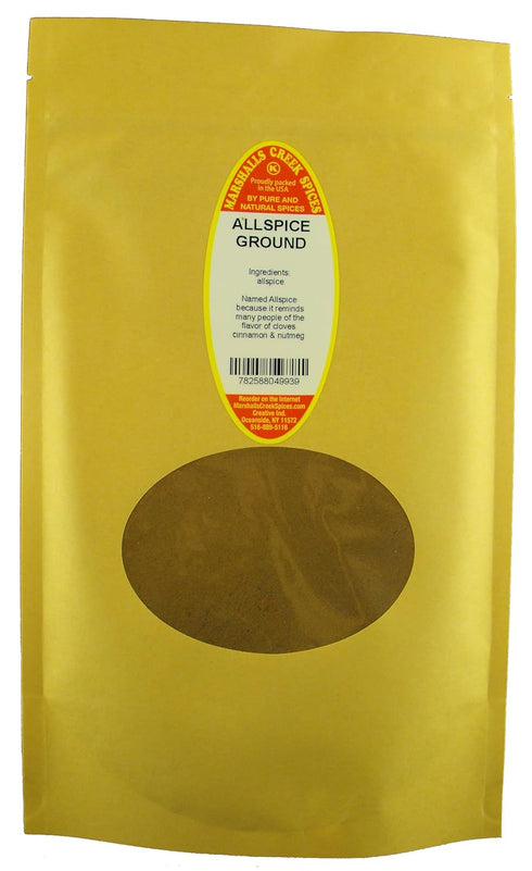 Marshalls Creek Spices Allspice Ground 14 ounce XL ECO Friendly Kraft Stand-up Pouch...