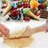 2Pcs Ice Cream Cone Molds, Reusable wooden Cream Horn Molds Waffle Cones Pizzelle Roller Egg Roll DIY Mold for Kitchen Cooking and Baking...