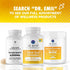 DR. EMIL NUTRITION Total Gut Health Complex - Prebiotic + Probiotic + Postbiotic Gut Health Supplements for Women and Men - Probiotics for Digesti...