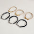 Fashion Hair Ties Bracelets with Metal Chain, Thin Hair Tie Korean Like Cute Bracelets on your Wrist Boho Hair Ties for Women Girls and Men...