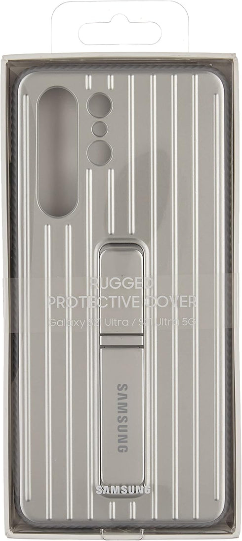 Samsung Galaxy S21 Ultra Case, Rugged Protective Cover - Silver (US Version)...