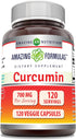 Amazing Formulas Curcumin Supplement | 700 Mg | 120 Veggie Capsules | Turmeric Root Extract | Non-GMO | Gluten Free | Made in USA...