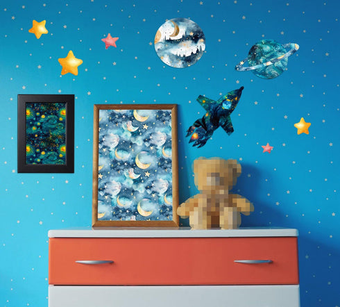 Galaxy Pattern Scrapbook Paper 12x12,30x30cm Starry Sky Specialty Paper Scrapbooking Cardstock Paper Pack,Junk Journal Craft Paper,Designer Paper ...