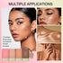 Multi-Use Makeup Blush Stick, Beauty Tinted Solid Blush Stick,Facial Contouring Highlight & Brighten Face Stick, Waterproof Moisturizer Stick, Sui...