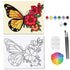 Canvas Painting Kits Pre Drawn Canvas for Painting for Adults Paint and Sip Party Supplies Stretched Canvas to Paint Games Ladies Night Flowers Bu...