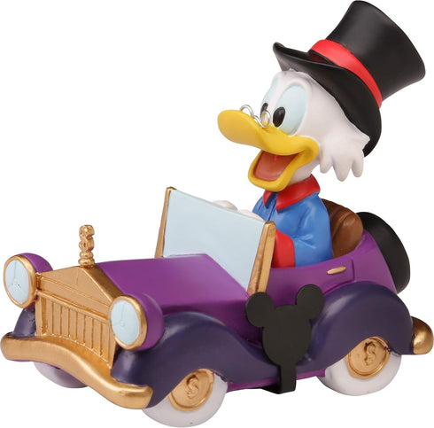 Precious Moments 201706 Disney Collectible Parade Scrooge McDuck Resin/Vinyl Figurine...