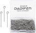 304 Stainless-Steel Eye Pins for Jewelry Making Silver Head Pins 0.6x30mm 24 Gauge 400pcs/Box Open Eye Pins for DIY Making Earring Necklace Bracel...