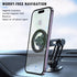 Universal 360° PRO Magnetic Suction Car Phone Holder, Alloy Folding Magnetic Cellphone Holder for Car, Hands Free Adjustable Bracket Dashboard Pho...