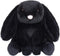 Apricot Lamb Toys Plush Bunny Rabbit Stuffed Animal with Fluffy Soft Ears (black, Small-8")...