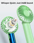 Mini Fan, Mini Handheld Fan, Small Cute Design Portable Fan with 3 Powerful Wind Speed, Battery Operated, USB Rechargeable, 9 Hours Long Working T...