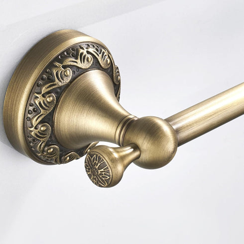 Toilet Paper Holder, Bathroom Toilet Paper Roll Holder Antique Bronze Brass Wall Mounted Bathroom Hardware Accessories,Pattern Carving Design...