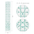 Quilting Ruler 3” x 18” Sewing Acrylic Ruler Anti-Slip Ruler DIY Quilting Tools with Clear Printed Lines for Precise Cutting...