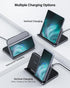 Wireless Charger for Samsung Z Fold 6, Foldable Charger Stand for Galaxy Z Fold 6/Z Fold 5/Z Fold 4/Z Fold 3, Fast Charging Phone Charger for Goog...