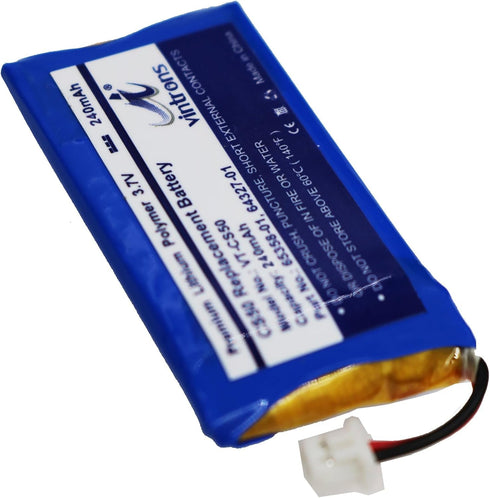 VINTRONS 65358-01, 64327-01, 64399-01, CS50, CS55 Battery Replacement for Plantronics CS50, CS351N, CS55, CS510, CS60, Savi 410, Savi 420, Savi 71...