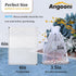 100PCS 4x6 Inch Organza Gift Bags for Jewelry Party Wedding Favor, Premium Sheer Gift Drawstring Pouch Candy Bags(White)...