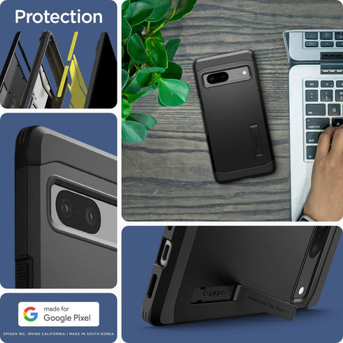 Spigen Tough Armor Designed for Pixel 7 Case (2022) - Black......