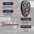Key Fob Keyless Entry Remote fits Chevy Cobalt Malibu/Buick Allure Lacrosse/Pontiac G5 G6 Grand Prix Solstice/Saturn Aura Sky 2005 2006 2007 2008 ...