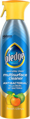 Pledge Everyday Clean Multi Surface Cleaner & Antibacterial Spray Aerosol, Works on Wood, Granite, and More, Fresh Citrus, 9.7 oz (Pack of 1)...