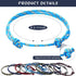 20 Pieces Nautical Braided Rope Bracelet Handmade Navy Rope Cord Bracelet Adjustable String Wave Bracelets for Men Boys Teens...