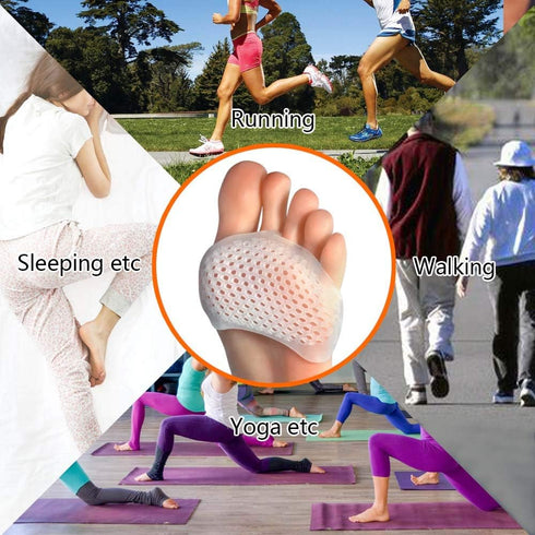 Toe Pads Ball of Toe Cushions Metatarsal Pads Ball of Foot Pads Mortons Neuroma Callus Metatarsal Foot Pain Relief Bunion Forefoot Cushioning Reli...