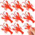 Totority Lobster Toy, Mini Red Lobster 12Pcs TPR Rubber Lobster Models Fake Crawfish Decorations Early Educational Toys Party Supplies...