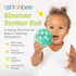 Dinosaur Baby Teething Toys, Textured Sensory Toys for Babies, Lightweight Soft Baby Sensory Toys, BPA-Free Silicone Infant Teething Toys, 0-18 Mo...